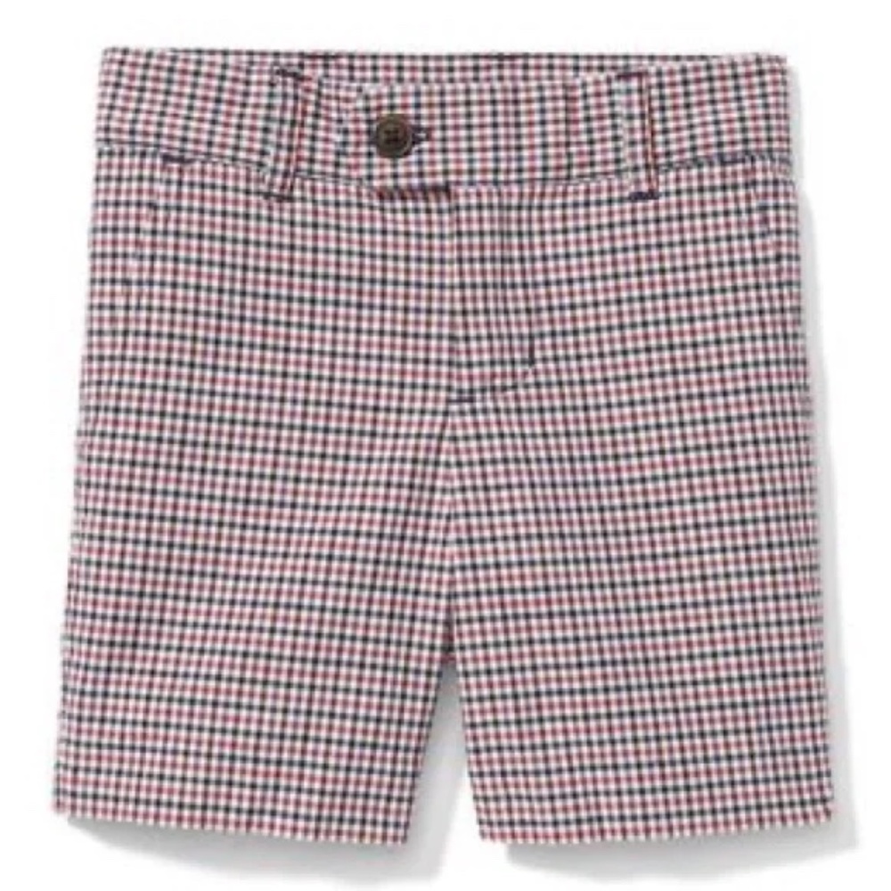 Janie and Jack Boy Blue and Red Shorts